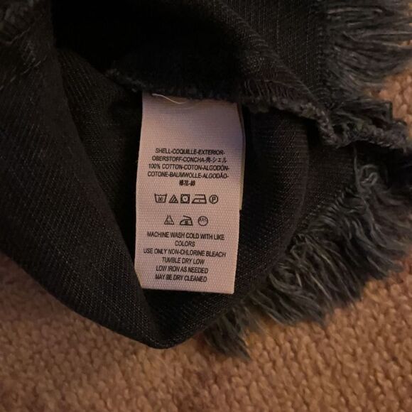 Free People black denim skirt NWOT 4 - Picture 6 of 10